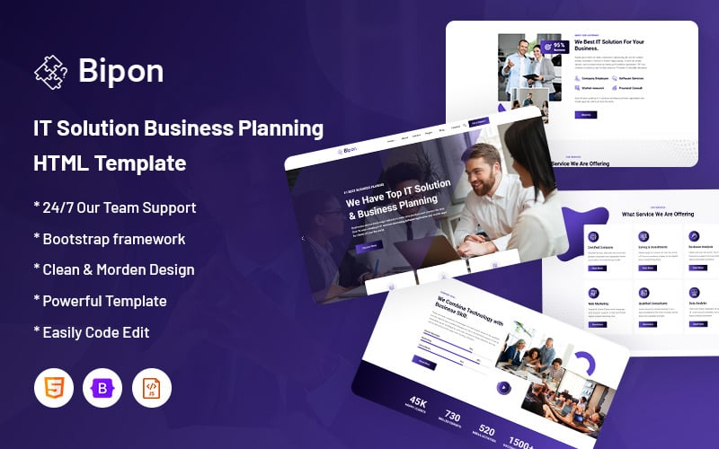 Bipon - IT Solution & Business Planning HTML Template Bipon - IT Solution & Business Planning HTML Template