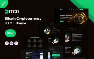 Bitco - Bitcoin & ICO Cryptocurrency Website Template