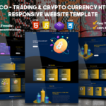 BitCo - trading & crypto currency HTML Multipurpose Responsive website Template