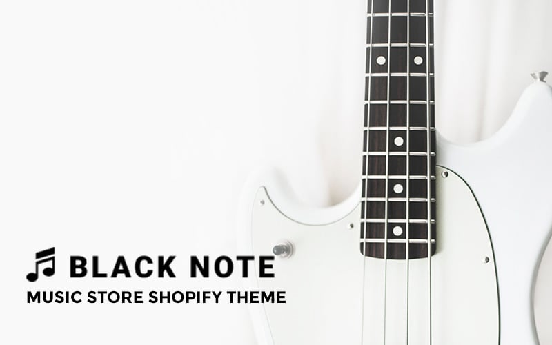 Black Note - Music Store Shopify Theme Black Note - Music Store Shopify Theme