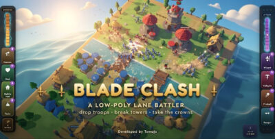 Blade Clash | 3D HTML5 Card Battle RTS Game
