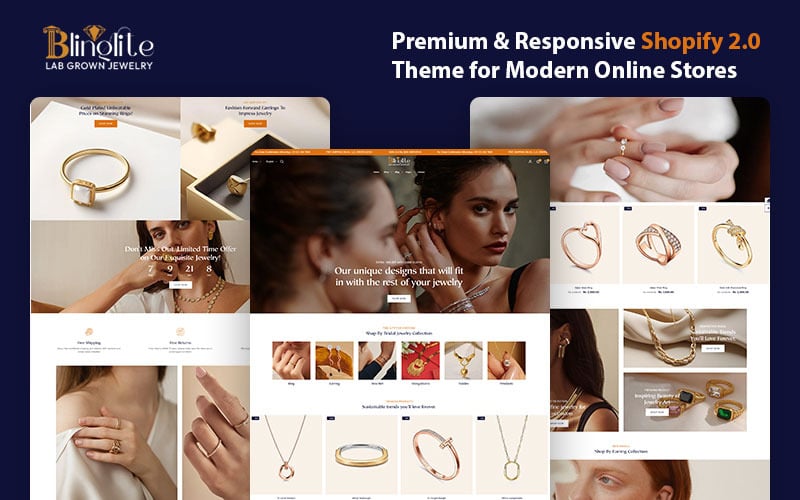 BlingLite – The Ultimate Shopify Theme for Jewelry & Ornaments Store BlingLite – The Ultimate Shopify Theme for Jewelry & Ornaments Store