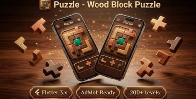 BlockFit | Wood Block Puzzle Flutter Game App