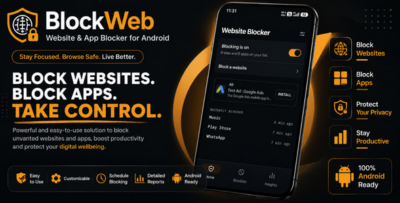 BlockWeb | Website Blocker for Android with Ads