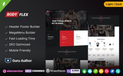 BodyFlex - Gym and Fitness and Sports Club WooCommerce Theme