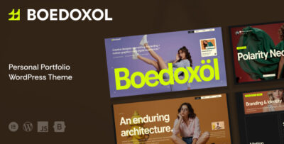 Boedoxol - Personal Portfolio WordPress Theme