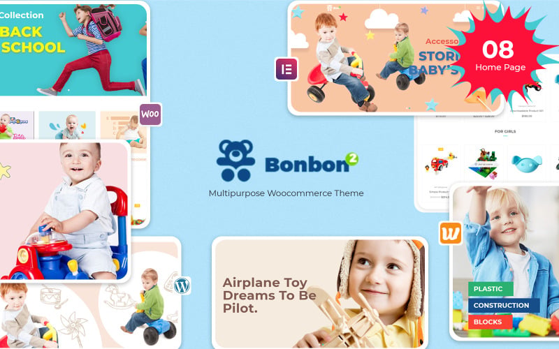 Bonbon - Baby & Kids Store WooCommerce Theme Bonbon - Baby & Kids Store WooCommerce Theme
