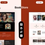 Book Store - Book Author WordPress Elementor Theme