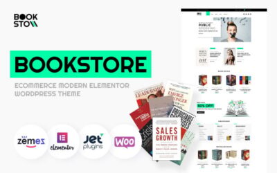 BookSto - Bookstore ECommerce Modern Elementor WooCommerce Theme