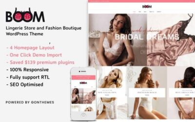 Boom -  Lingerie Store and Fashion Boutique WooCommerce Theme