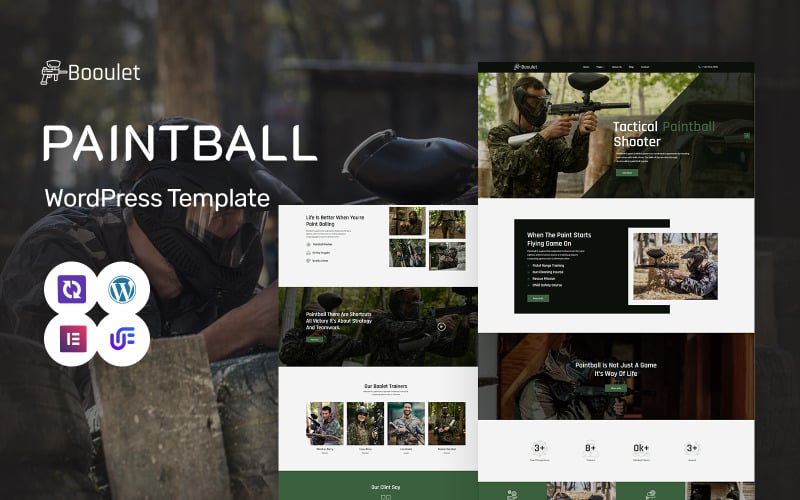 Booulet - Paintball Club Multipurpose WordPress Elementor Theme Booulet - Paintball Club Multipurpose WordPress Elementor Theme