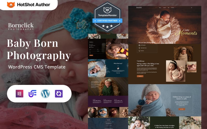 Bornclick - Baby Born Photography And Photo Portfolio WordPress Elementor Theme Bornclick - Baby Born Photography And Photo Portfolio WordPress Elementor Theme