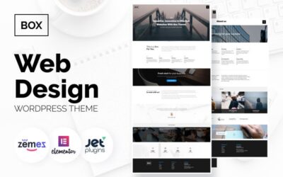 Box - Web Design WordPress Elementor Theme for Multipurpose Portfolio Website