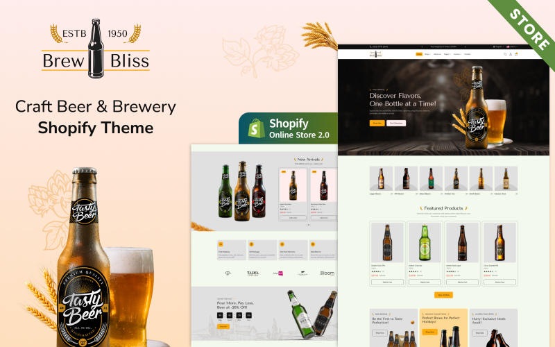Brew Blis - Wine & Beverages Responsive Shopify Theme Brew Blis - Wine & Beverages Responsive Shopify Theme