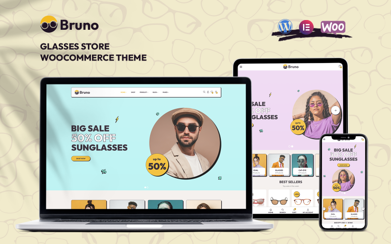 Bruno - Glasses Store WooCommerce Theme Bruno - Glasses Store WooCommerce Theme