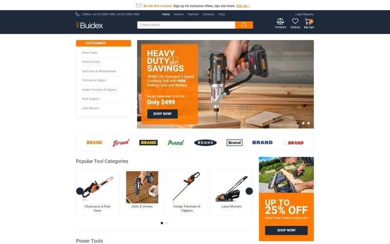 Buidex - Tools ECommerce Classic Elementor WooCommerce Theme Buidex - Tools ECommerce Classic Elementor WooCommerce Theme