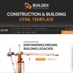 Buildex - Extensive Construction and Building Company HTML5 Website Template