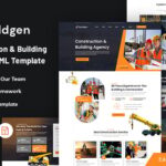 Buildgen - Construction & Building  Agency HTML5 Template