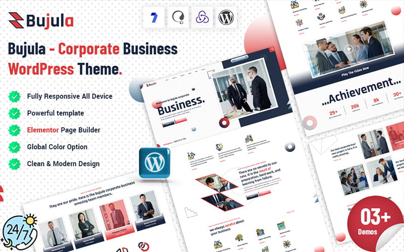 Bujula - Corporate Business WordPress Theme Bujula - Corporate Business WordPress Theme