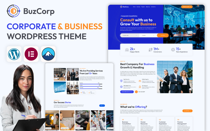 BuzCorp – Modern Corporate & Business Consulting WordPress Theme with Elementor BuzCorp – Modern Corporate & Business Consulting WordPress Theme with Elementor