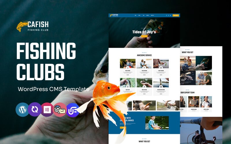 Cafish - Fishing River & Fish Hunting Club WordPress Elementor Theme Cafish - Fishing River & Fish Hunting Club WordPress Elementor Theme