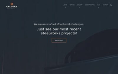 Caldera - Steelworks and Constructions WordPress Theme