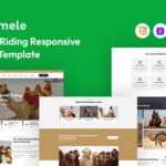 Camele – Camel Riding Responsive Website Template
