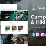 Camps -  camping, hiking and adventure WordPress Elementor Theme