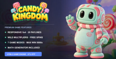 Candy Kingdom | Responsive HTML5 Slot Game Template