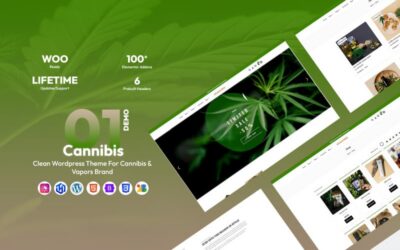 Cannibis – Clean Woocommerce Theme For Cannabis, Smoke & Vapors Brand
