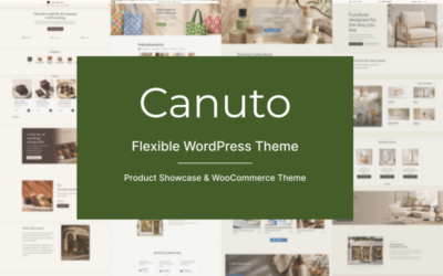 Canuto - Product Showcase and WooCommerce WordPress Theme