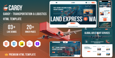Cargy - Transportation & Logistics Html Template
