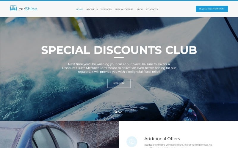 CarShine - Car Wash WordPress Theme CarShine - Car Wash WordPress Theme