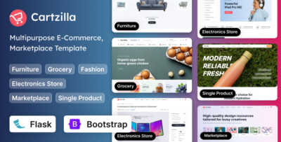 Cartzilla - Flask Multipurpose E-Commerce Template