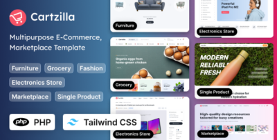 Cartzilla - Multipurpose E-Commerce Tailwind CSS PHP Template