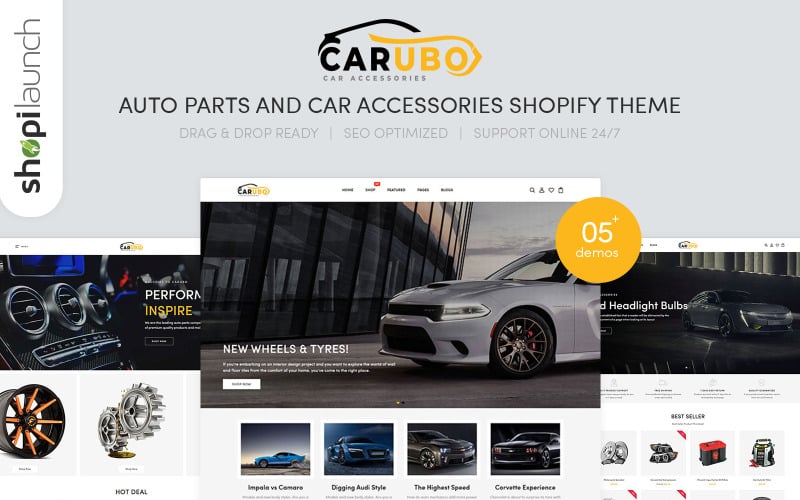 Carubo - Auto Parts And Car Accessories Shopify Theme Carubo - Auto Parts And Car Accessories Shopify Theme