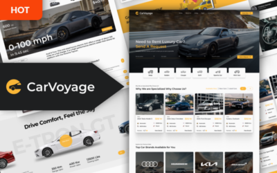 Carvoyage - Car Rental and Booking HTML Template