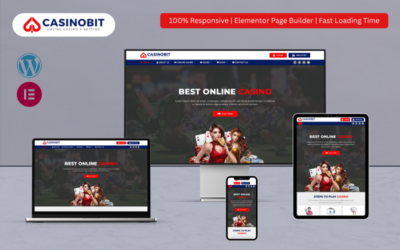Casino Bit - Online Casino & Betting WooCommerce Elementor Template