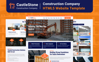 CastleStone - Construction Company HTML5 Website Template