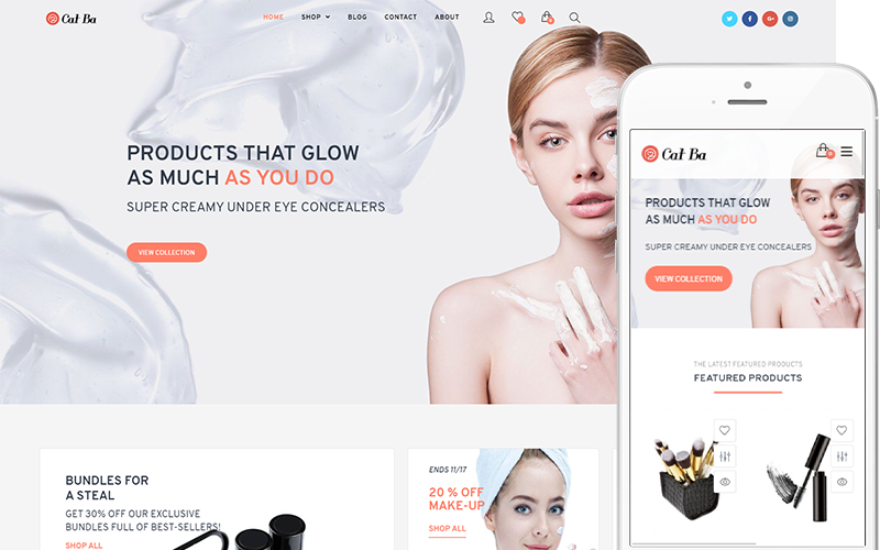 Cat Ba - Beauty Store & Natural Cosmetics Theme WooCommerce Theme Cat Ba - Beauty Store & Natural Cosmetics Theme WooCommerce Theme