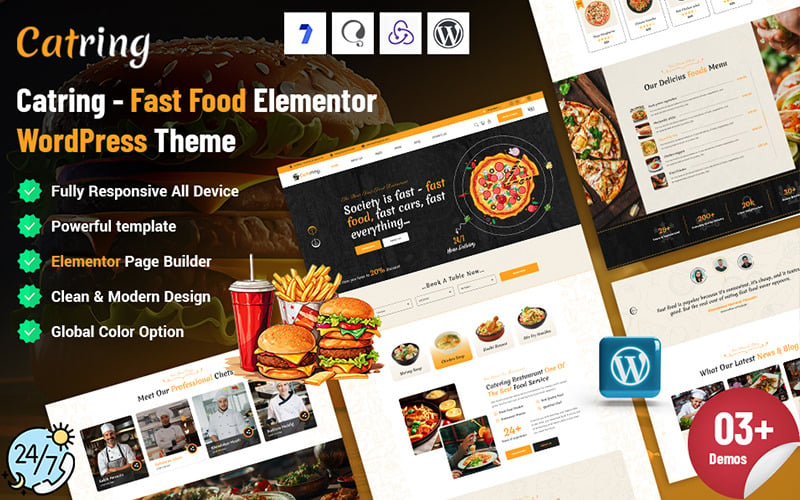 Catring - Fast Food WordPress Theme Catring - Fast Food WordPress Theme