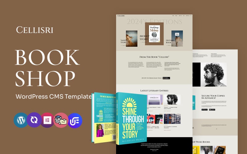 Cellieri - Book Author Multipurpose WordPress Elementor Theme Cellieri - Book Author Multipurpose WordPress Elementor Theme