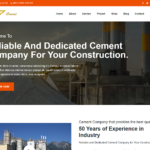Cement  Manufactur Html Template