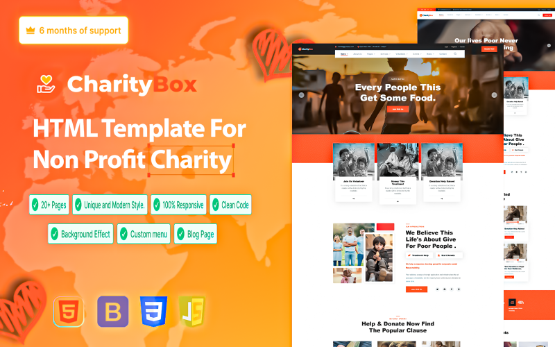 Charitybox - Non Profit Charity Website Template Charitybox - Non Profit Charity Website Template