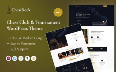 Chessrock - Chess Club & Tournament WordPress Theme