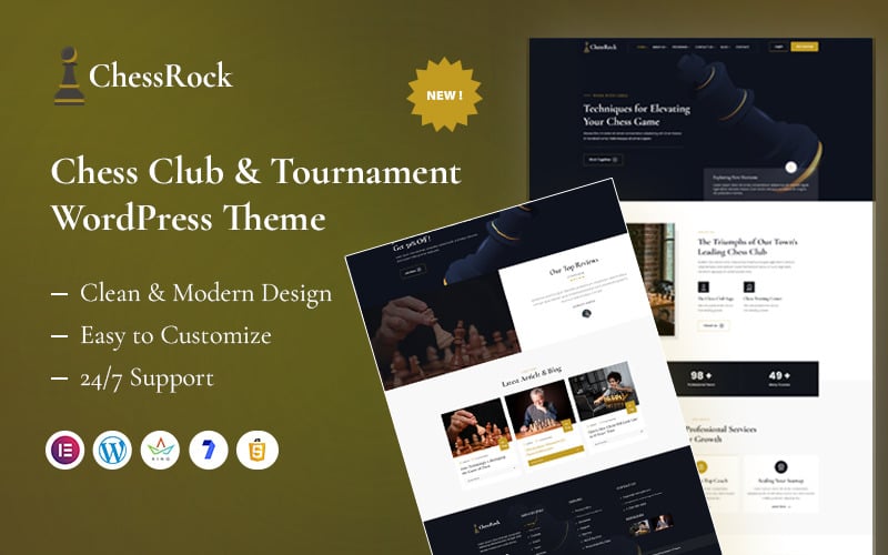 Chessrock - Chess Club & Tournament WordPress Theme Chessrock - Chess Club & Tournament WordPress Theme