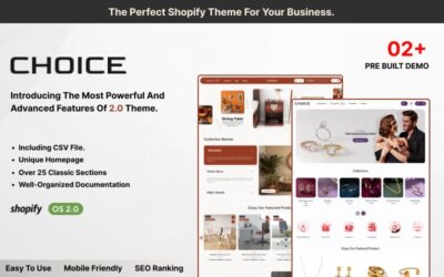 Choice -Next-gen Multipurpose Shopify 2.0 Theme