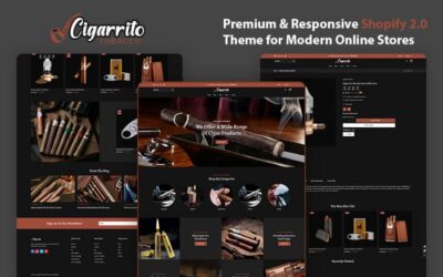 Cigarrito – Premium Cigarettes & Smoking Accessories Shopify Theme