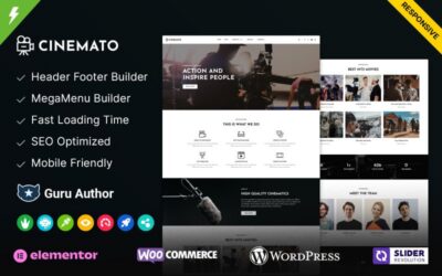 Cinemato - Movie Studio and Film Maker WordPress Theme