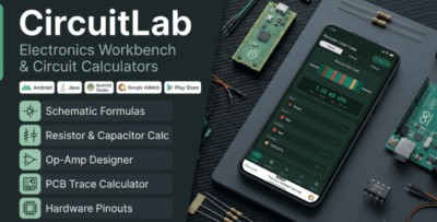 CircuitLab | Hardware Pinouts and Electronics Calculators - Android App Template